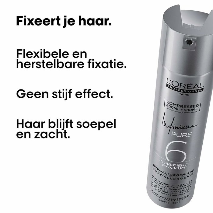 L'Oréal Professionnel Paris INFINIUM PURE Laca Ligera 300 ml
