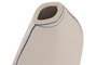 DKD Home Decor Jarrón de Terracota Pintado a Mano Crudo y Azul