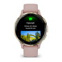 Garmin Venu 3S Reloj Inteligente GPS Unisex AMOLED 3.05 cm (1.2"), 8 GB, 10 Días Batería, Rosa Polvo/Oro Suave, 41 mm, Resistente Agua 5 ATM