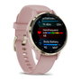 Garmin Venu 3S Reloj Inteligente GPS Unisex AMOLED 3.05 cm (1.2"), 8 GB, 10 Días Batería, Rosa Polvo/Oro Suave, 41 mm, Resistente Agua 5 ATM
