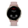 Garmin Venu 3S Reloj Inteligente GPS Unisex AMOLED 3.05 cm (1.2"), 8 GB, 10 Días Batería, Rosa Polvo/Oro Suave, 41 mm, Resistente Agua 5 ATM