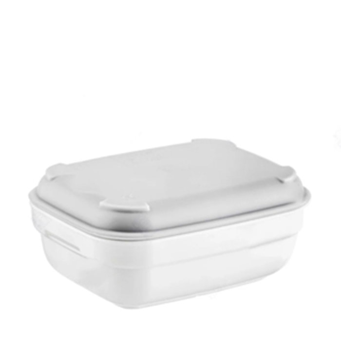 AMC Fuente PoliTray rectangular de policarbonato, 12x9 cm, 17.5 cl, color blanco (Set de 30) AMC Fuente PoliTray rectangular de policarbonato, 12x9 cm, 17.5 cl, color blanco (Set de 30)