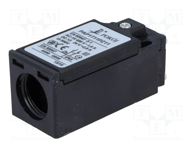 POKÓJ Interruptor de fin de carrera con espárrago de Ø8mm, NO + NC, 10A