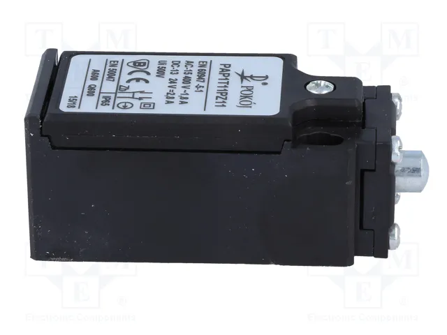 POKÓJ Interruptor de fin de carrera con espárrago de Ø8mm, NO + NC, 10A