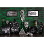 WIDDOP & CO Placa de Espejo Decorativa de Madera Harry Potter Marca Tenebrosa Dark Arts para Colgar en Pared