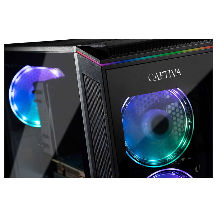 Captiva I88-933 PC Gaming Highend, Intel Core i7-14700KF 3.4GHz, 32GB RAM DDR5, SSD 2TB M.2, NVIDIA GeForce RTX 5080 16GB GDDR7, Windows 11 Home, Color Negro