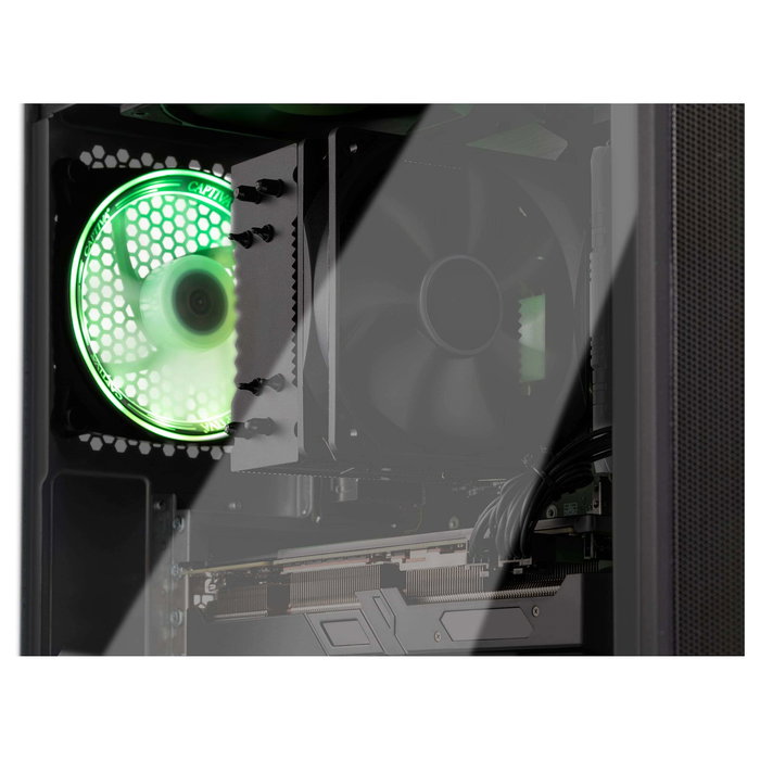 Captiva I88-933 PC Gaming Highend, Intel Core i7-14700KF 3.4GHz, 32GB RAM DDR5, SSD 2TB M.2, NVIDIA GeForce RTX 5080 16GB GDDR7, Windows 11 Home, Color Negro