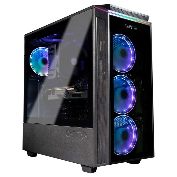 Captiva I88-933 PC Gaming Highend, Intel Core i7-14700KF 3.4GHz, 32GB RAM DDR5, SSD 2TB M.2, NVIDIA GeForce RTX 5080 16GB GDDR7, Windows 11 Home, Color Negro