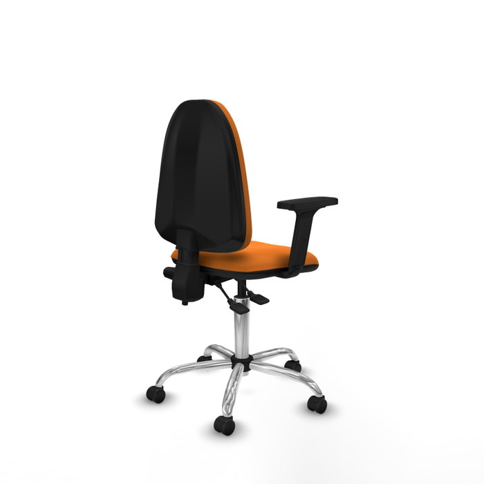 PIQUERAS Y CRESPO Silla de oficina Aýna Naranja con Brazos 2D PIQUERAS Y CRESPO Silla de oficina Aýna Naranja con Brazos 2D
