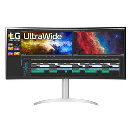 LG 38BQ85C-W - Monitor UltraWide 38" UWQHD IPS Curvo 75Hz, HDR10, USB-C 90W, FreeSync, Altavoces, Montaje VESA