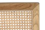 DKD Home Decor Silla de Teca y Ratan Natural 56 x 82 x 58 cm