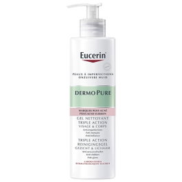 Eucerin Dermopure Serum Gel Nettoyant Triple Action Fl-Pompe 400ml