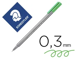 Staedtler Rotuladores Fineliner Triplus 334 Eco Edition Verde Caja 10 Unidades 334 R-5