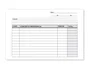 Liderpapel Talonario Multiusos Octavo Duplicado Apaisado Original y Copia 155 x 105 mm