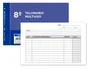 Liderpapel Talonario Multiusos Octavo Duplicado Apaisado Original y Copia 155 x 105 mm