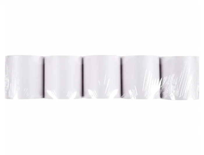 Q-connect Rollo de Papel para Sumadoras Electra, 75 mm Ancho x 65 mm Diámetro, 60 g, Sin Bisfenol A, Mandril 12 mm