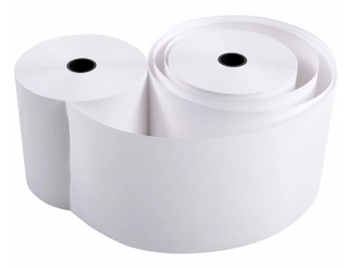 Q-connect Rollo de Papel para Sumadoras Electra, 75 mm Ancho x 65 mm Diámetro, 60 g, Sin Bisfenol A, Mandril 12 mm
