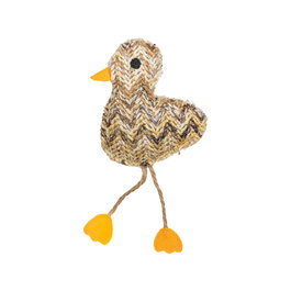 Juguete para gatos Trixie Pato Amarillo Marrón