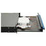 EQUIP Caja de empalme de fibra óptica LWL-Spleißkasten 24-Port LC-Duplex OS2 1U