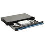 EQUIP Caja de empalme de fibra óptica LWL-Spleißkasten 24-Port LC-Duplex OS2 1U
