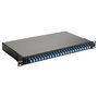 EQUIP Caja de empalme de fibra óptica LWL-Spleißkasten 24-Port LC-Duplex OS2 1U