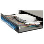 EQUIP Caja de empalme de fibra óptica LWL-Spleißkasten 24-Port LC-Duplex OS2 1U