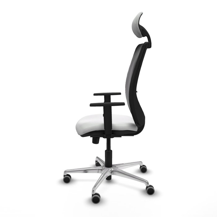 PIQUERAS Y CRESPO Silla de oficina Zulema con Mecanismo Sincro Blanco y Negro PIQUERAS Y CRESPO Silla de oficina Zulema con Mecanismo Sincro Blanco y Negro
