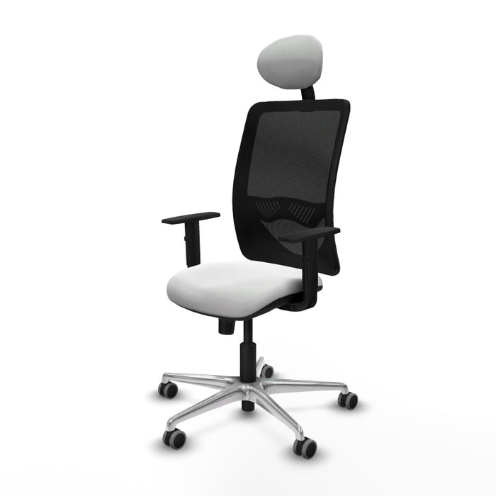PIQUERAS Y CRESPO Silla de oficina Zulema con Mecanismo Sincro Blanco y Negro PIQUERAS Y CRESPO Silla de oficina Zulema con Mecanismo Sincro Blanco y Negro