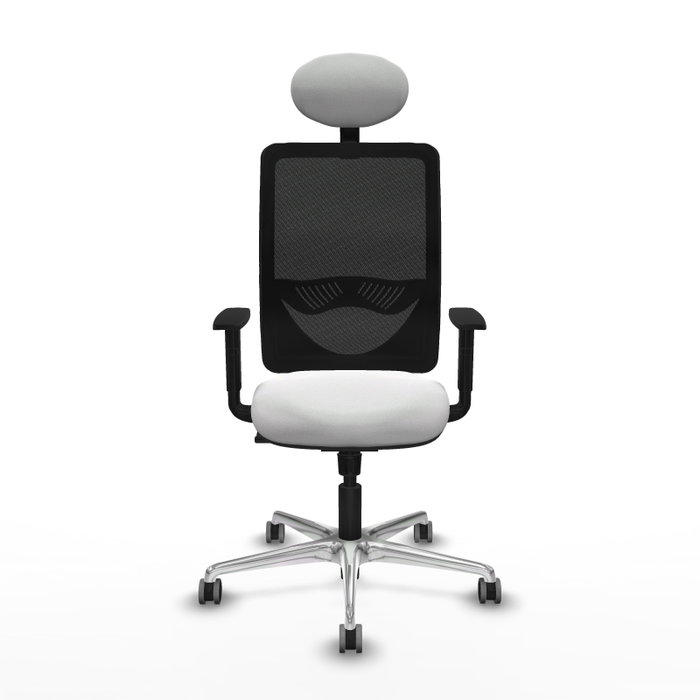 PIQUERAS Y CRESPO Silla de oficina Zulema con Mecanismo Sincro Blanco y Negro PIQUERAS Y CRESPO Silla de oficina Zulema con Mecanismo Sincro Blanco y Negro