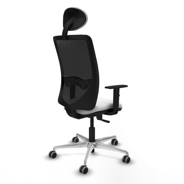 PIQUERAS Y CRESPO Silla de oficina Zulema con Mecanismo Sincro Blanco y Negro PIQUERAS Y CRESPO Silla de oficina Zulema con Mecanismo Sincro Blanco y Negro