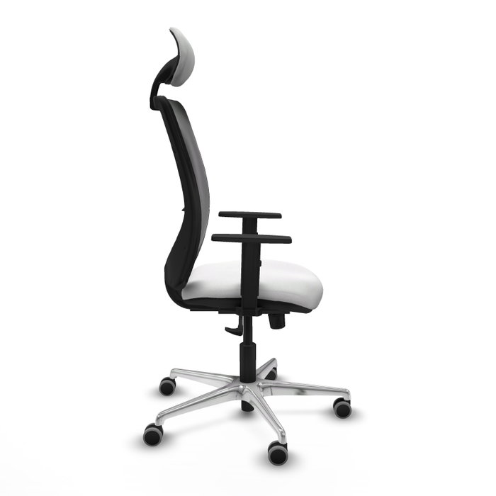 PIQUERAS Y CRESPO Silla de oficina Zulema con Mecanismo Sincro Blanco y Negro PIQUERAS Y CRESPO Silla de oficina Zulema con Mecanismo Sincro Blanco y Negro