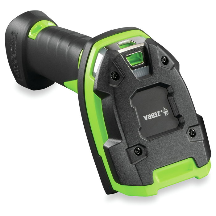 Zebra DS3678-SR - Lector de Códigos de Barras Portátil 1D/2D, Bluetooth 4.0, IP67, Resistente al Agua y Polvo, 100 m Alcance, Batería Recargable