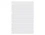 Liderpapel Recambio Folio 100 Hojas 60g Pauta 2,5mm con Margen y 16 Taladros