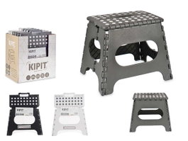 KIPIT Taburete Plegable Mix 3 Colores Oscuros Pack de 6