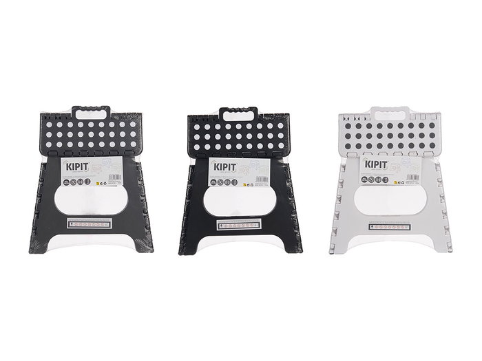 KIPIT Taburete Plegable Mix 3 Colores Oscuros Pack de 6 KIPIT Taburete Plegable Mix 3 Colores Oscuros Pack de 6