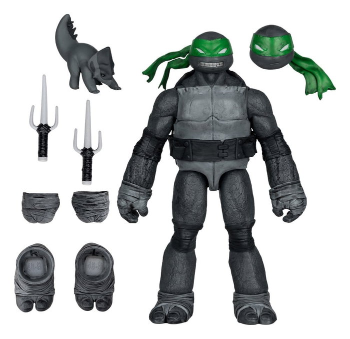 Las Tortugas Ninja Page Punchers Figura Raphael (Black White & Green) (Red Platinum Edition) 13 cm