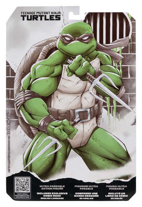 Las Tortugas Ninja Page Punchers Figura Raphael (Black White & Green) (Red Platinum Edition) 13 cm