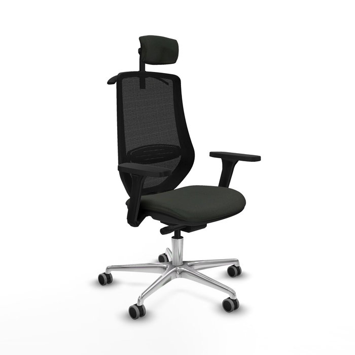 PIQUERAS Y CRESPO Silla de oficina Mardos con mecanismo Sincro/Traslack y Brazos 3D, Negro PIQUERAS Y CRESPO Silla de oficina Mardos con mecanismo Sincro/Traslack y Brazos 3D, Negro
