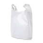 NEVAPLAST Bolsa con Asas 35 x 50 cm, Reciclada 70%, 1 kg (aprox. 68 uds), Reutilizable, Pack Compras Basura
