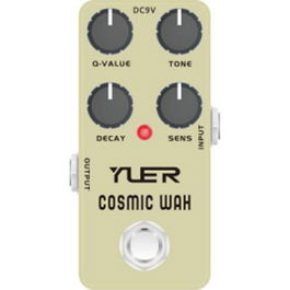 YUER Cosmic Wah Pedal de Efectos Auto Wah para Guitarra y Bajo