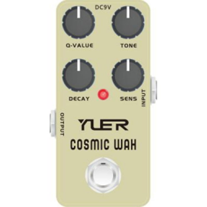 YUER Cosmic Wah Pedal de Efectos Auto Wah para Guitarra y Bajo YUER Cosmic Wah Pedal de Efectos Auto Wah para Guitarra y Bajo