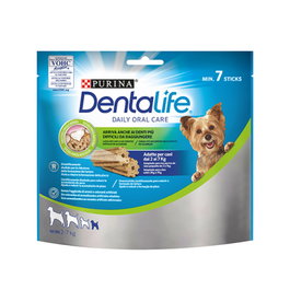 Purina Dentalife Extra Mini Snacks para Perros Pequeños, 6 Bolsas x 69 gr