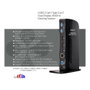Club 3D USB 3.2 Docking Station 4K 60Hz 6xUSB3 2xDP LAN Audio Negro