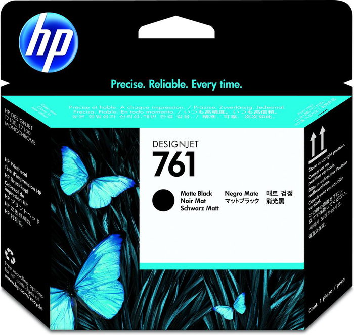 HP Cabezal de Impresión DesignJet 761 Negro Mate para T7100 HP Cabezal de Impresión DesignJet 761 Negro Mate para T7100