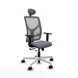 PIQUERAS Y CRESPO Silla de oficina Motilla Gris con Mecanismo Sincro/Traslack