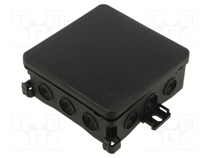 SIMET FASTBOX caja de conexiones empotrada 100x100x40mm negra SIMET FASTBOX caja de conexiones empotrada 100x100x40mm negra