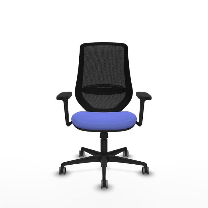 PIQUERAS Y CRESPO Silla de oficina Mardos Azul claro y Negro