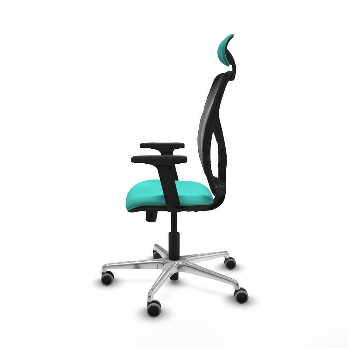 PIQUERAS Y CRESPO Silla de oficina Motilla con mecanismo Sincro/Traslack, Turquesa y Negro PIQUERAS Y CRESPO Silla de oficina Motilla con mecanismo Sincro/Traslack, Turquesa y Negro