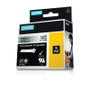 Dymo Cinta de Etiquetas Industrial Rhino 9mm x 5,5m Negro sobre Plata