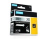 Dymo Cinta de Etiquetas Industrial Rhino 9mm x 5,5m Negro sobre Plata